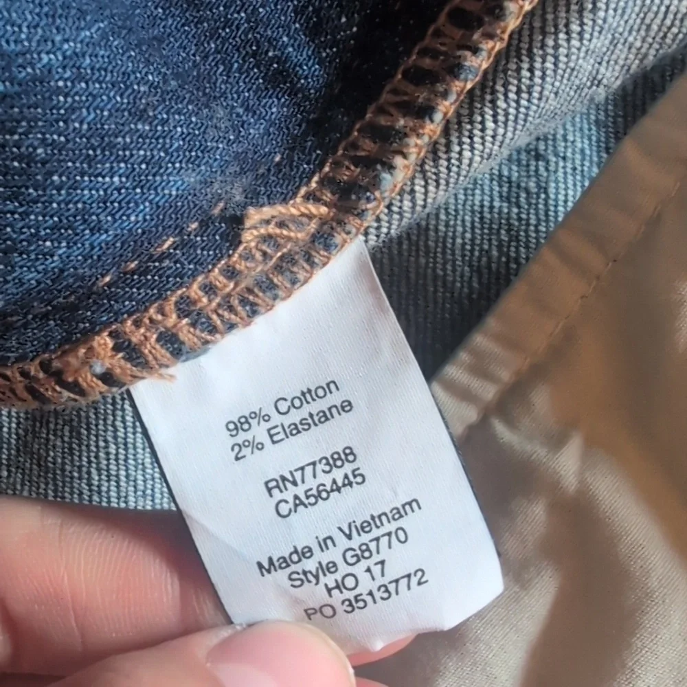 J.Crew The Driggs Mens Straight Leg Jeans Size 36 X32